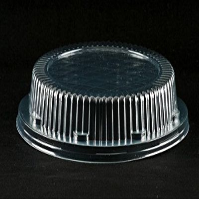Inde 600 Lids for B3 Salad Bowls, Round, Clear, 750 ml