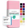 Jacobson Jersey Fitted Sheet (90x200-100x200 cm, Pink) view 1