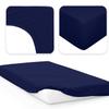 Jacobson Jersey Fitted Sheet (Dark Blue) view 2