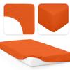 Jacobson Jersey Fitted Sheet (140x200-160x200 cm, Orange) view 2