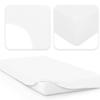 Jacobson Jersey Fitted Sheet (140x200-160x200 cm, White) view 2