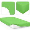 Jacobson Jersey Fitted Sheet (90x200-100x200 cm, Apple Green) view 2