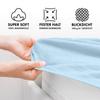 Jacobson Jersey Fitted Sheet (Light Blue, 180x200-200x200 cm) view 3