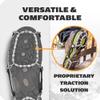 YakTrax Diamond Grip Ice Traction Cleats, Black, Large (Shoe Size: W 10.5+/M 9.5-12.5) view 3