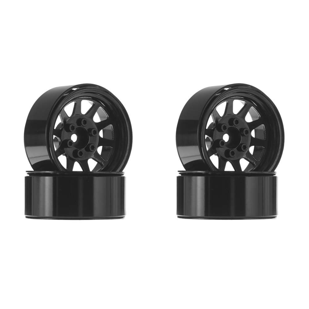 RC4WD OEM Stamped Steel 1.9 Beadlock Wheels Black