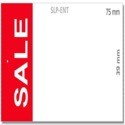 Seiko SLP-SALE3 Adhesive-Free Labels, SLP-ENT Preprinted “SALE”