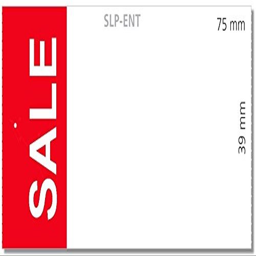 Seiko SLP-SALE3 Adhesive-Free Labels, SLP-ENT Preprinted “SALE”
