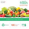 Keep It Fresh Reusable Produce Bags, Gallon Size, Set of 30 view 2