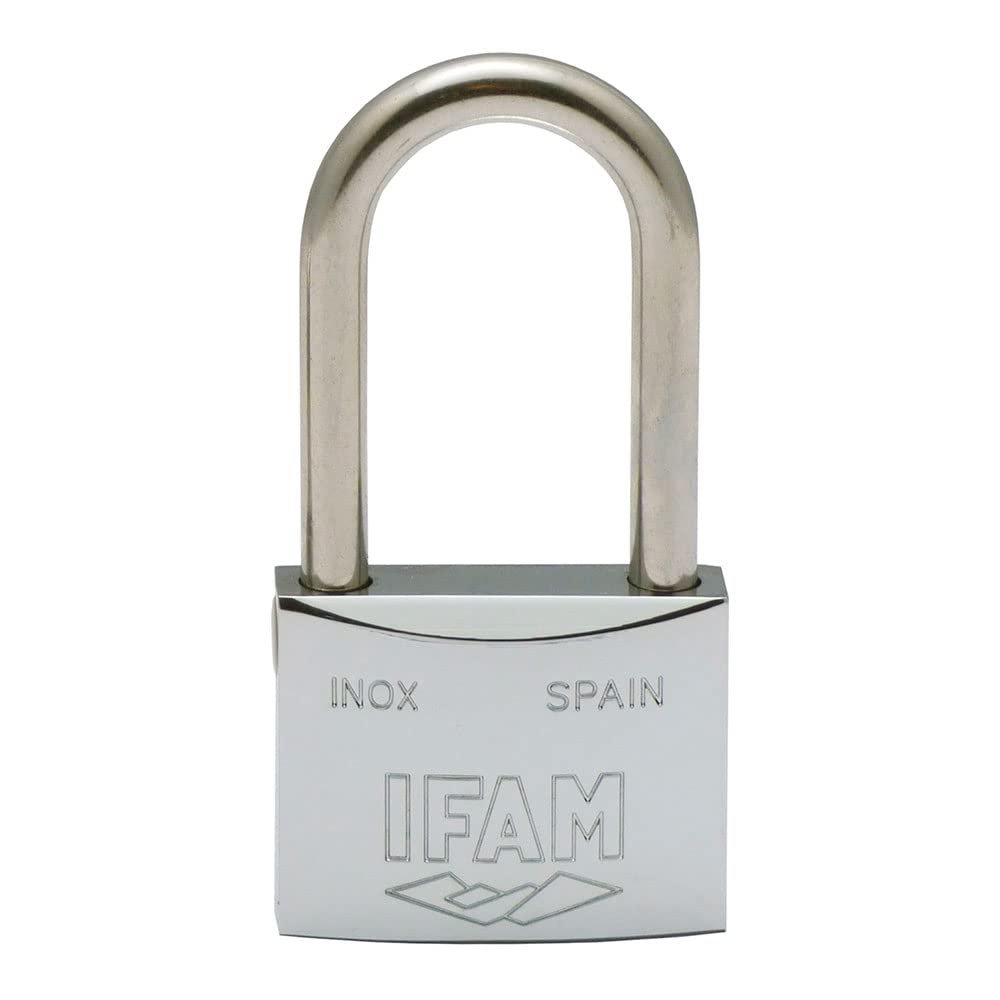IFAM Inox Series 30 mm Heavy-Duty Long-Shackle Padlock