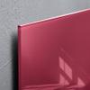 SIGEL GL272 Premium Glass Magnetic Board 48 x 48 cm, High-Gloss Berry Red, Artverum view 4