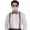 Forum Novelties X76940 Bristol Novelty 76940 Day of the Dead Suspenders, Multicolor, One Size view 2