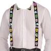 Forum Novelties X76940 Bristol Novelty 76940 Day of the Dead Suspenders, Multicolor, One Size view 3
