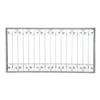 Monaco Z60/200 Flex Decorative Galvanized Metal Fence Panel view 1