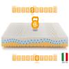 Marcapiuma ONDA MED Memory Mattress 80x190 cm, 23 cm, H2 Medium, 11-Zone Viscoelastic, Silver Cover, Made in Italy view 4
