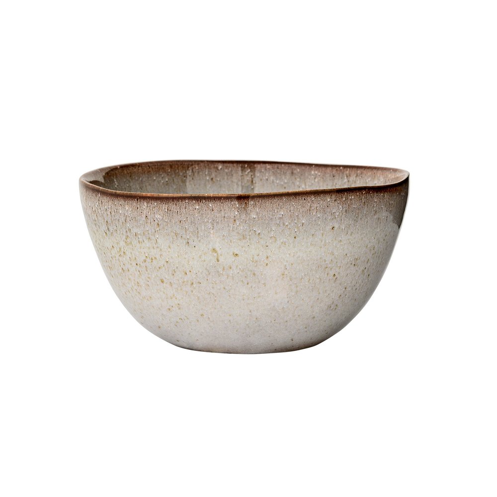 Bloomingville Sandrine Cereal Bowl, Light Gray, 15 cm Diameter, 8 cm Height, 700 ml