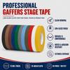 T.R.U. cgt-80 Yellow Gaffers Stage Tape with Rubber Adhesive, 60 m, 12 mil view 2