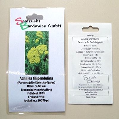 Parker's Yellow Fernleaf Yarrow Flower Seeds, Approx. 200 Plants