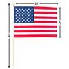 27.9 x 45.7 cm Rayon American Flags, 12-Pack view 2
