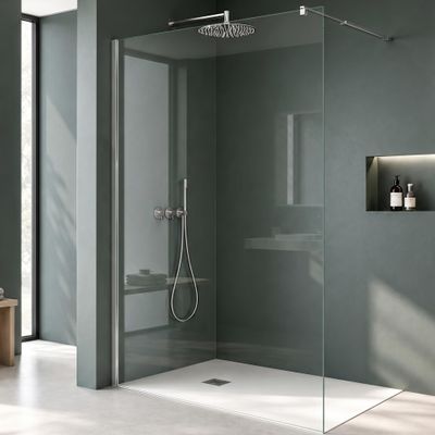 Mai & Mai Walk-In Shower Wall 80 x 200 cm