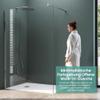 Mai & Mai Walk-In Shower Wall 80 x 200 cm view 2