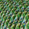 Round Textile Cable, Pixel Green with Silk Effect, RX05 – 20 m, 2x0.75 view 2