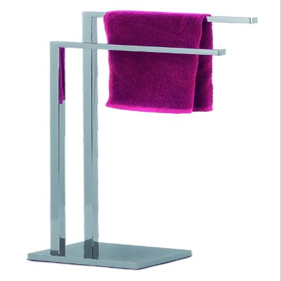 King Collection King Home P1592244 Towel Stand, 2 Arms, 22 x 18 x 91 cm