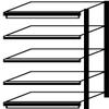 hofe | Shelving Unit | 2500 x 1325 x 400 mm | Galvanized | Single-Sided view 1