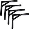 SO-TECH 4-Pack Folding Brackets Profi No. 1, L300, 300 x 260 mm, Black view 1