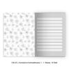 Kartenkaufrausch 16 Personalized Vintage DIN A5 Elementary School Notebooks, Lucky Four-Leaf Flowers/Clover, Yellow, Contrast Ruling 1 view 2