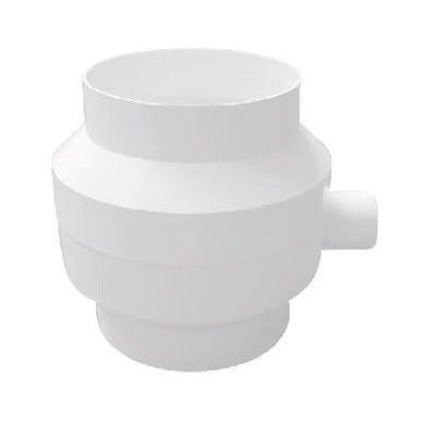 Condensate Collector, Condensate Separator, 100 mm, White