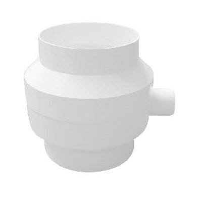 Condensate Collector, Condensate Separator, 100 mm, White