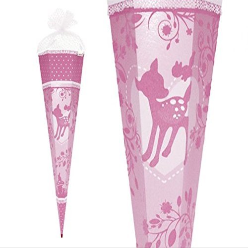 ROTH Soft Touch Pink Garden School Cone, Hexagonal, 850 mm