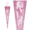 ROTH Soft Touch Pink Garden School Cone, Hexagonal, 850 mm view 1