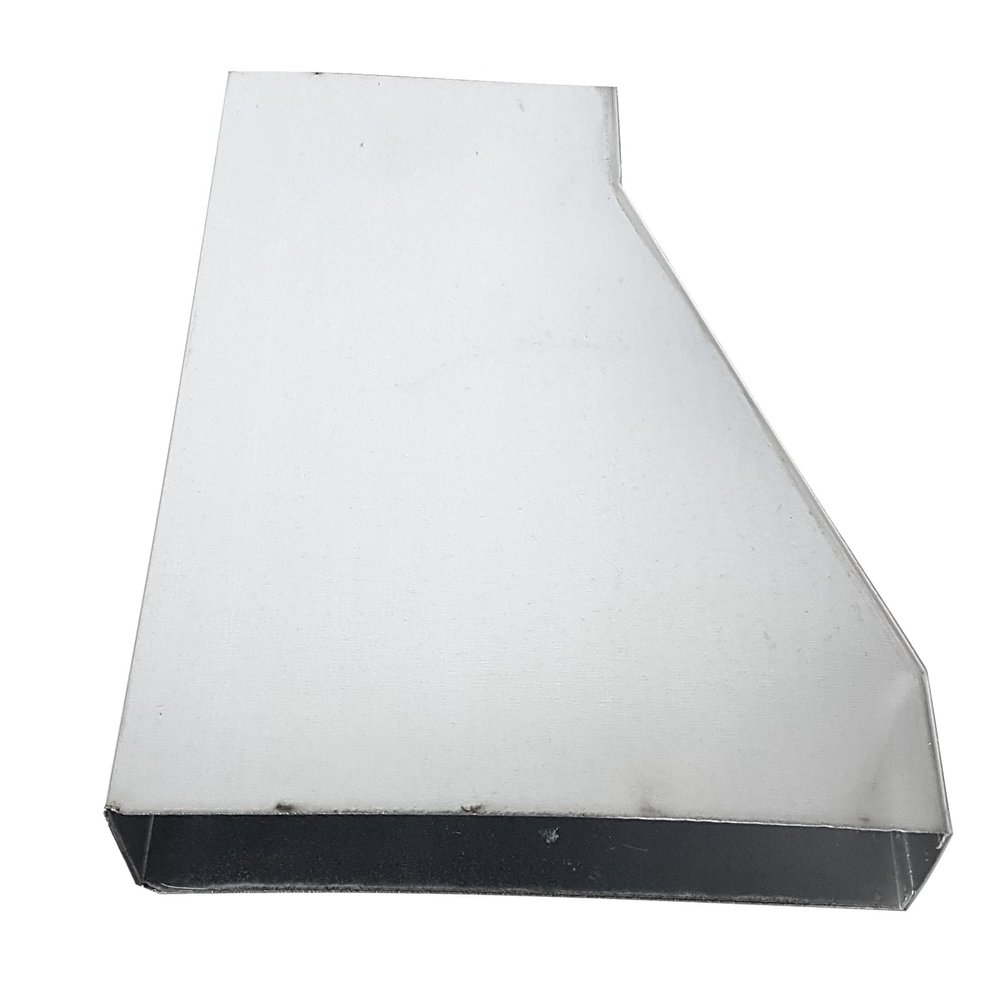 Intelmann Asymmetrical Flat Duct Reducer, 300 mm to 100 mm