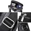 DFV mobile Leather Waist and Shoulder Bag for E-Book Readers and Tablets, BLU Advance 4.0 A270A, Black view 4