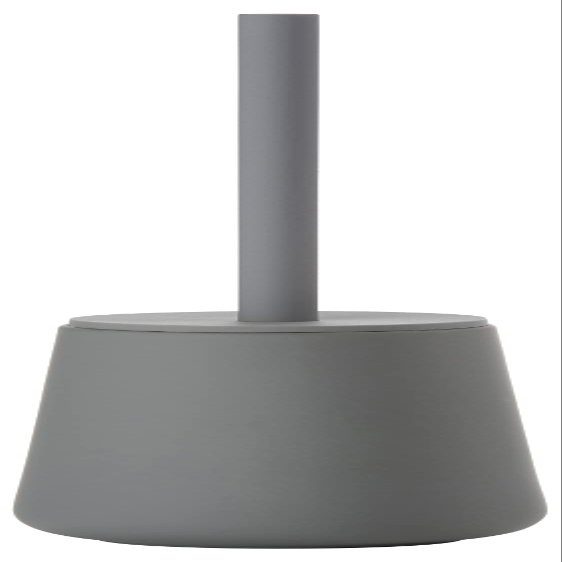 Zone Denmark Nova One Ceramic Toilet Brush, Gray