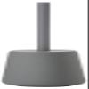 Zone Denmark Nova One Ceramic Toilet Brush, Gray view 1