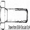 Osculati Threaded Hex Bolt 4 x 20 mm AISI 304 BULL4X20 view 1