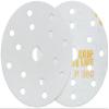 INDASA RHYNOGRIP White LINE 150 mm Hook-and-Loop Sanding Discs, 15-Hole, 50-Pack, P600 view 1