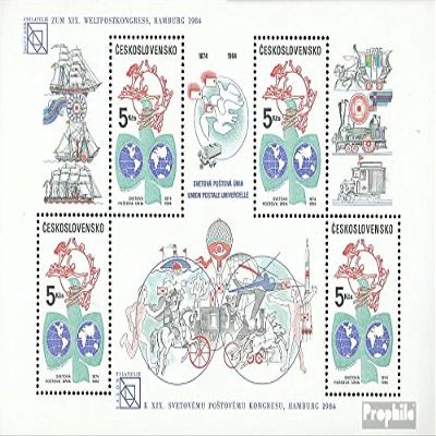 Prophila Collection Czechoslovakia Block 59 (Complete Issue), MNH 1984 UPU