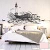 ilka parey wandtattoo-welt Warnemünde Lighthouse Baltic Sea Coast Wall Decal M1899 – Light Pink, M (100 x 66 cm) view 1
