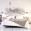 ilka parey wandtattoo-welt Warnemünde Lighthouse Baltic Sea Coast Wall Decal M1899 – Light Pink, M (100 x 66 cm) view 2