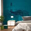 ilka parey wandtattoo-welt Warnemünde Lighthouse Baltic Sea Coast Wall Decal M1899 – Light Pink, M (100 x 66 cm) view 4