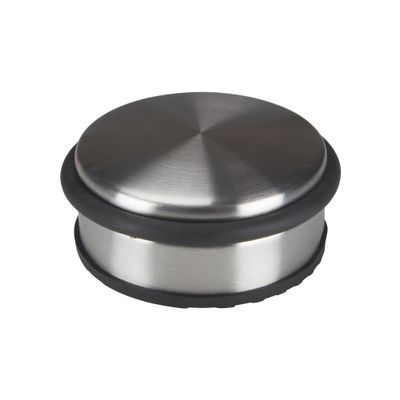 Perel Door Stopper, Indoor and Outdoor Use, 100 mm, 40 mm High, Stainless Steel
