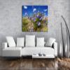 Cornflowers in Spring Canvas Print, 60 x 40 cm view 2