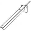 Duravit T-Shaped Console Bracket, 90 x 425 mm, Gray, UV992600000 view 2