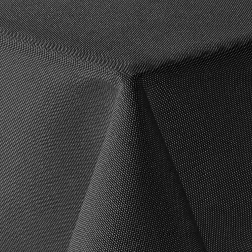 amp-artshop Linen-Look Tablecloth, Rectangular 160 x 220 cm, Gray/Anthracite, Lotus Effect