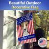 Caroline's Treasures bb2191chf God Bless American Flag with Jack Russell Terrier, Large, Multicolor view 3