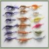 Shrimp Fishing Flies for Trout or Salmon, 18-Piece Assortment view 1