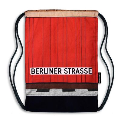 Gym Bag Bahnhofstyle Berlin Berliner Strasse, Multicolor, New/Original Packaging